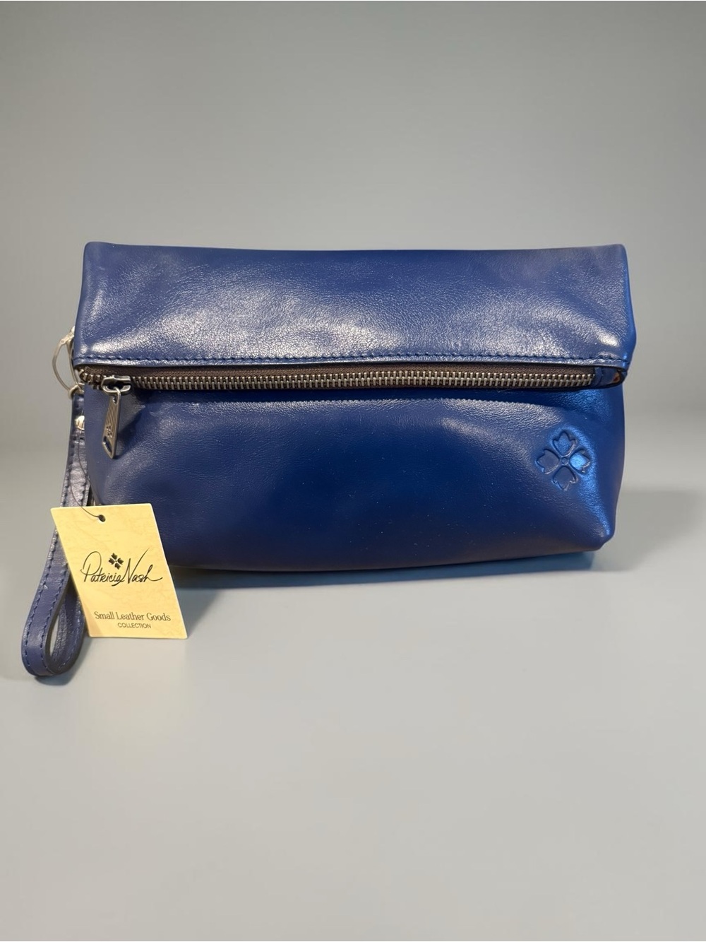 NEW Patricia Nash, Valerie bag- navy blue, genuine leather